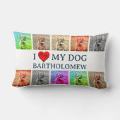 Personalized Dog Pop Art Pet Lover Gift ランバークッション (裏面)