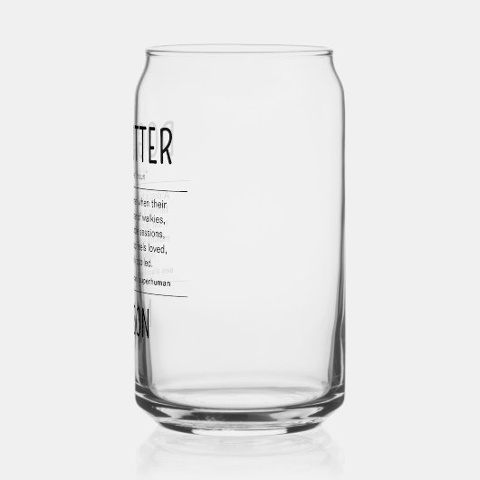 Personalized Dog Sitter Pet Sitter Funny Gifts ガラス缶 (左)