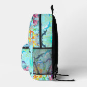Personalized Dolphin Ocean Life Kids Backpack Name プリントバックパック (右)