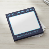 Personalized Dolphins Notes with Name ポストイット