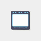 Personalized Dolphins Post-it Notes with Name ポストイット (正面)