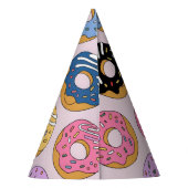 Personalized Donut-Themed Birthday Cone パーティーハット (裏面)