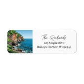 Personalized Door County Wisconsin  ラベル (正面)