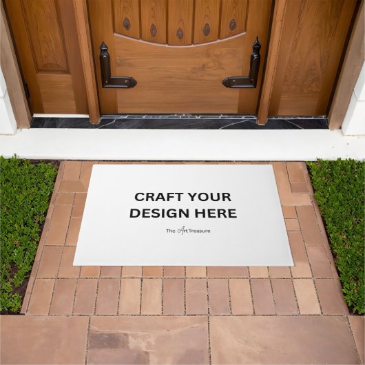 Personalized Door Mat with Name, Text, or Design ドアマット (室外)