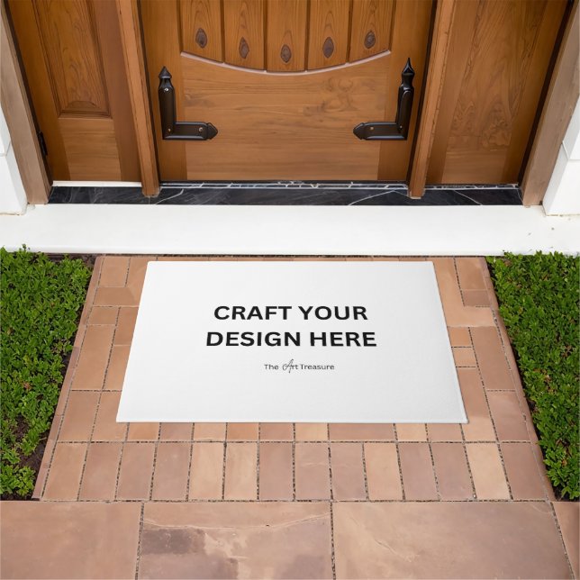 Personalized Door Mat with Name, Text, or Design ドアマット (室外)