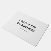 Personalized Door Mat with Name, Text, or Design ドアマット (アングル)