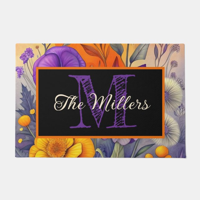 Personalized doormat ドアマット (正面)