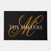 Personalized doormat personalized ドアマット (正面)