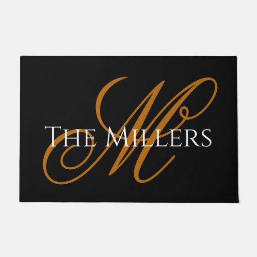 Personalized doormat personalized ドアマット (正面)