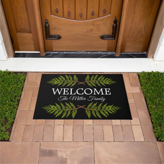 Personalized doormat personalized ドアマット (室外)