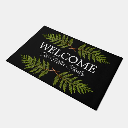 Personalized doormat personalized ドアマット (アングル)
