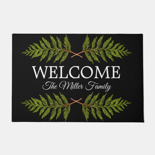 Personalized doormat personalized ドアマット (正面)