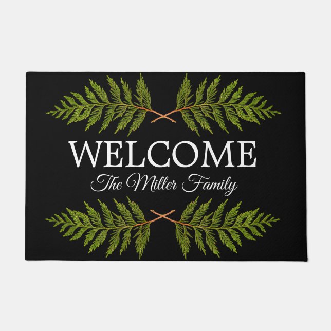 Personalized doormat personalized ドアマット (正面)