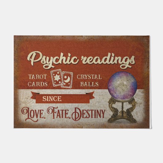 Personalized Doormat - Psychic Readings tarot ドアマット (正面)