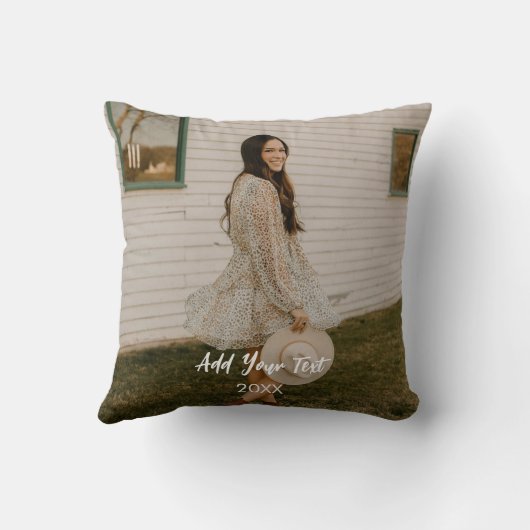 Personalized Double-Sided Two Photos クッション (裏面)