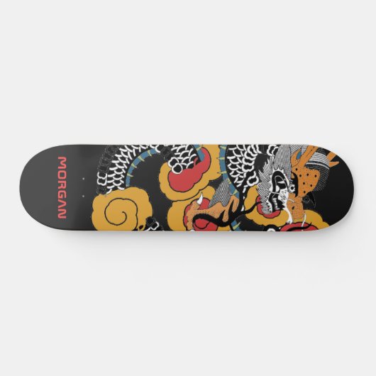 Personalized Dragon Skateboard スケートボード (横)