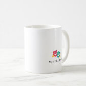 Personalized Drama Teacher Appreciation Gift コーヒーマグカップ (正面右)