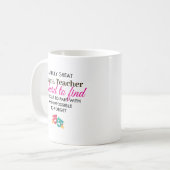 Personalized Drama Teacher Appreciation Gift コーヒーマグカップ (正面左)