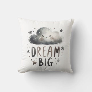 Personalized Dream Big - Custom Name & Birth Stats クッション