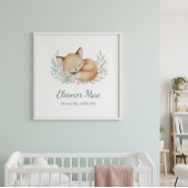 Personalized Dream Big, Little One Nursery Wall ポスター