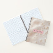 Personalized Dreamy Bubble Soft Beige ノートブック (内部)