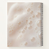 Personalized Dreamy Bubble Soft Beige ノートブック (裏面)