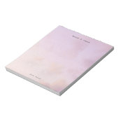 Personalized dreamy clouds, pastel aesthetic Grid ノートパッド (回転)