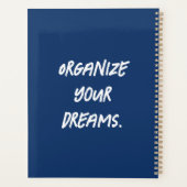 Personalized Dreamy Moon Cat Starry Night Planner プランナー手帳 (裏面)