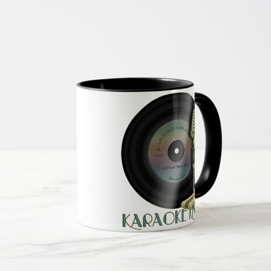 personalized Drinkwareカラオケ王 マグカップ (正面右)