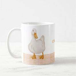 Personalized Duck Mug – Cute Farm Animal Design wi コーヒーマグカップ