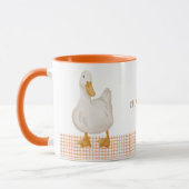 Personalized Duck Mug – Cute Farm Animal Design wi マグカップ (左)