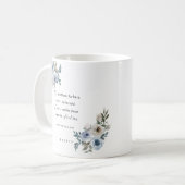 Personalized Easter Bible Verse Matthew 28:6 コーヒーマグカップ (正面左)