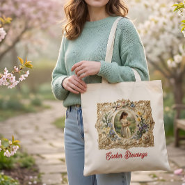 Personalized Easter Blessings Tote Bag トートバッグ