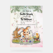 Personalized Easter Brunch Acrylic Welcome Sign アクリルサイン (正面)