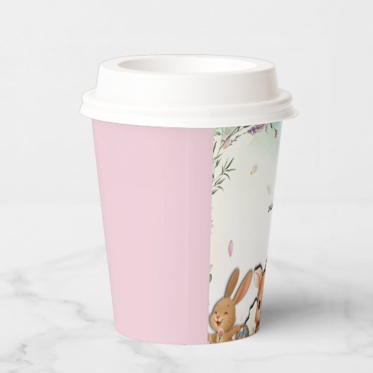 Personalized Easter Brunch Paper Cup – Family Name 紙コップ (右)
