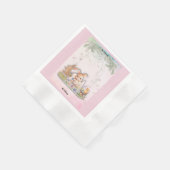 Personalized Easter Brunch  Paper Napkins 縁ありカクテルナプキン (角)