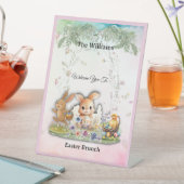 Personalized Easter Brunch Welcome Sign  台座サイン (インサイチュ)