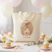 Personalized Easter Bunny Custom トートバッグ