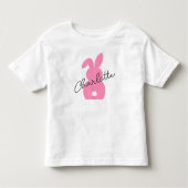 Personalized Easter Bunny, Custom Name  トドラーTシャツ (正面)