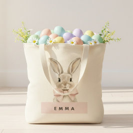 Personalized Easter Bunny | Custom Name トートバッグ