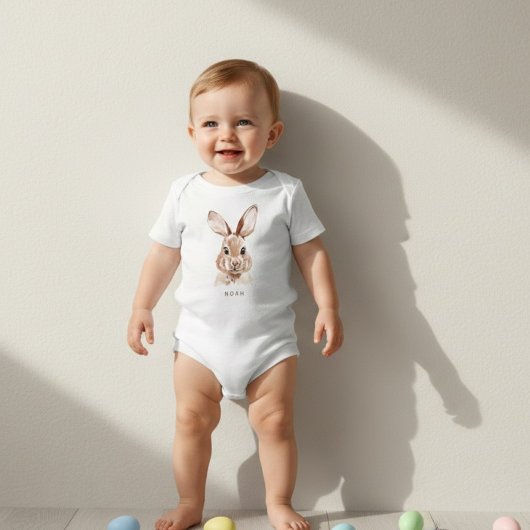 Personalized Easter Bunny | Custom Name ベビーTシャツ