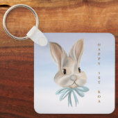 Personalized Easter Bunny Keychain キーホルダー (正面)