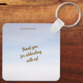 Personalized Easter Bunny Keychain キーホルダー (裏面)