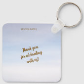 Personalized Easter Bunny Keychain キーホルダー (裏面)