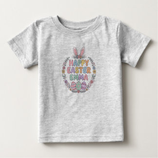 Personalized Easter Bunny Kids Shirt – Custom Name ベビーTシャツ