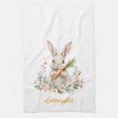 Personalized Easter Bunny Kitchen Towel  キッチンタオル (縦)