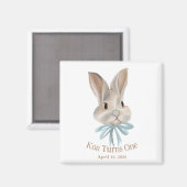 Personalized Easter Bunny Magnet Favour マグネット (正面/裏面)