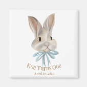 Personalized Easter Bunny Magnet Favour マグネット (正面)