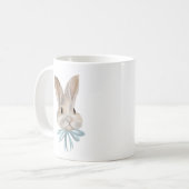 Personalized Easter Bunny Mug コーヒーマグカップ (正面左)