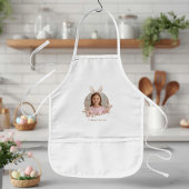 Personalized Easter Bunny Photo Kids Apron 子供用エプロン